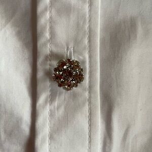 Talbots white French cuff blouse.